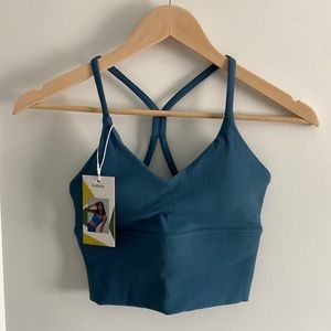 Ribbed sports bra